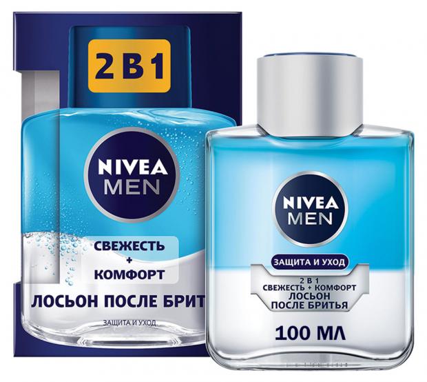 Лосьон после бритья Nivea Защита и уход 2в1 100 мл 302₽