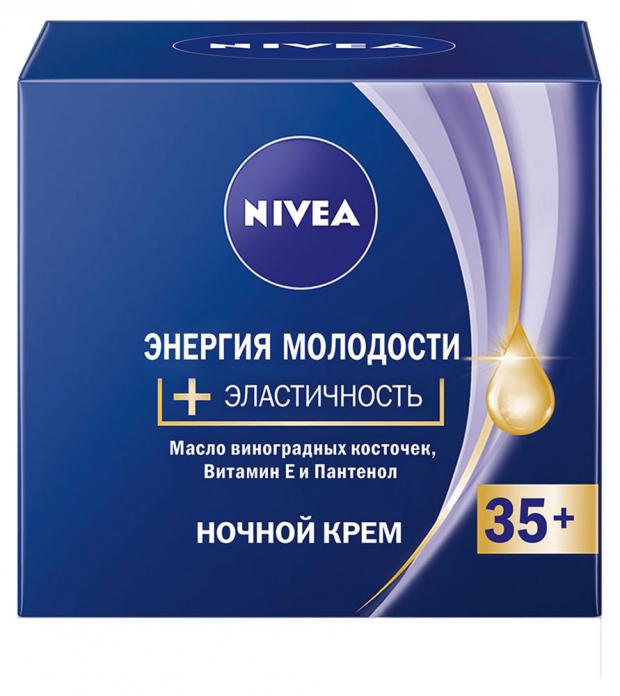 

Крем для лица ночной Nivea Энергия Молодости 35+, 50 мл