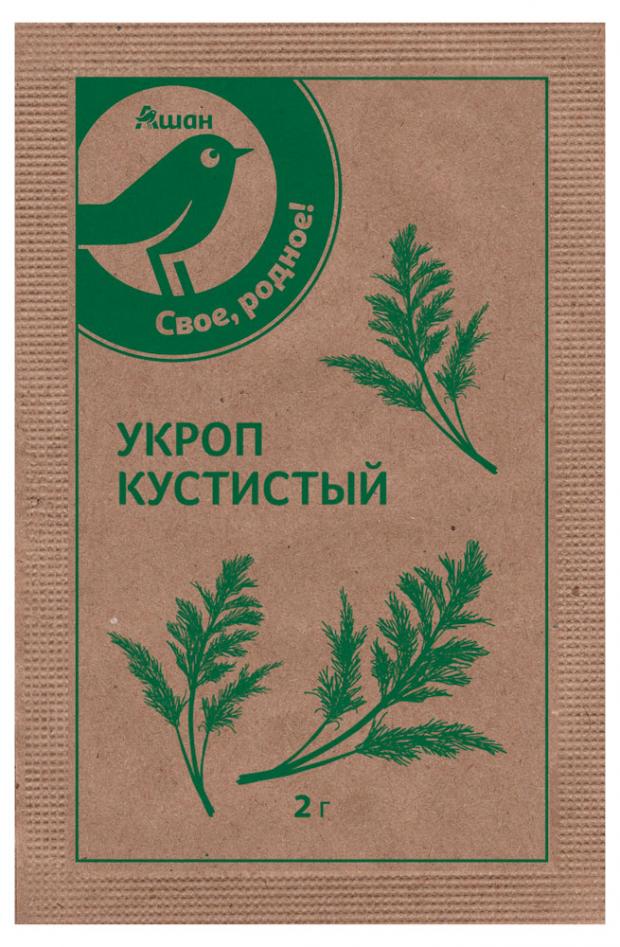 

Семена Укроп Auchan Зеленая птица Кустистый, 2 г