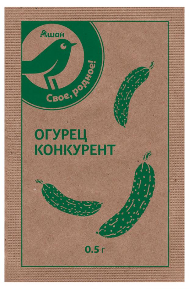 

Семена Огурец Auchan Зеленая птица Конкурент, 0,5 г