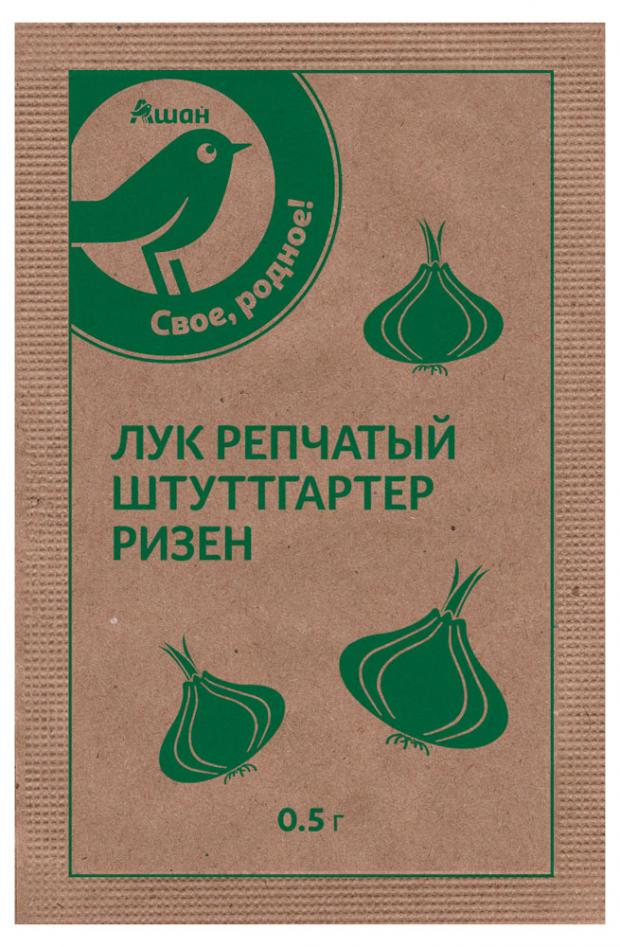 

Семена Лук Auchan Зеленая птица Штуттгартер Ризен, 0,5 г