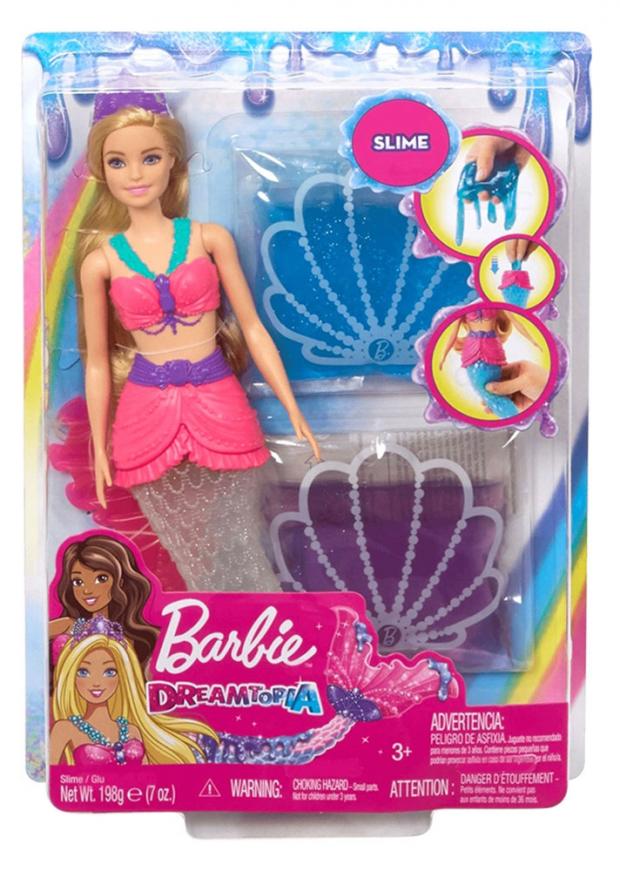 

Кукла Barbie GKT75 Русалочка со слаймом