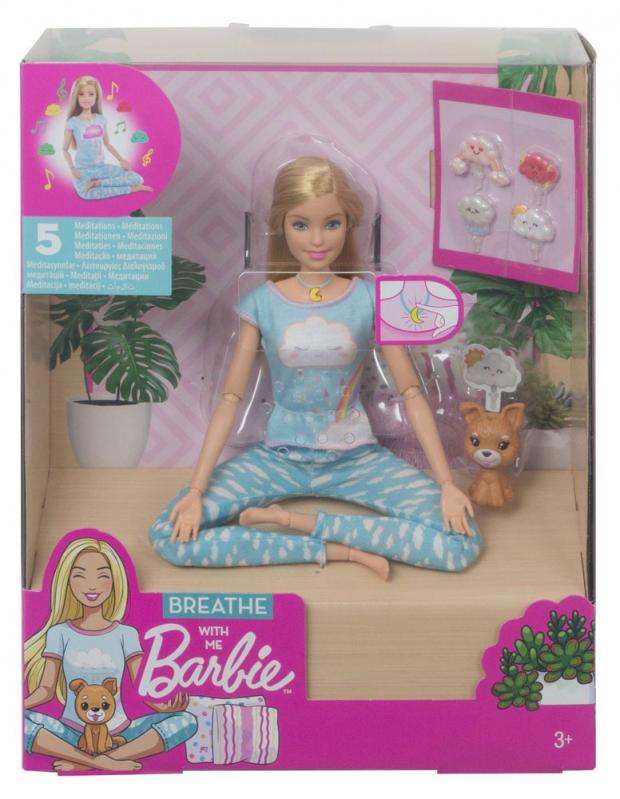 

Набор игровой Barbie GNK01 Йога кукла+питомец