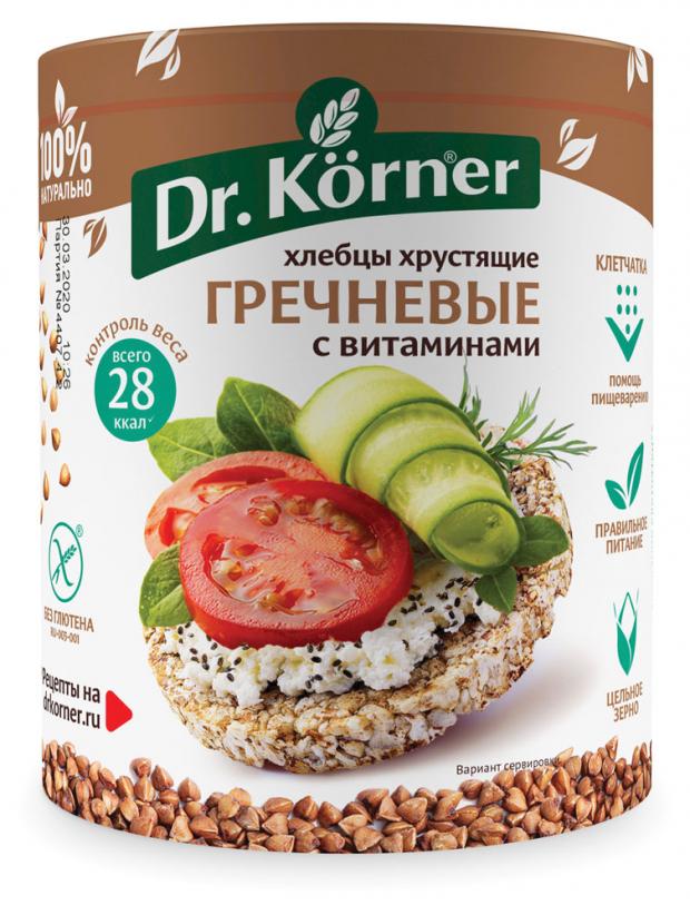 Хлебцы Dr Korner хрустящие гречневые с витаминами 100 г 62₽