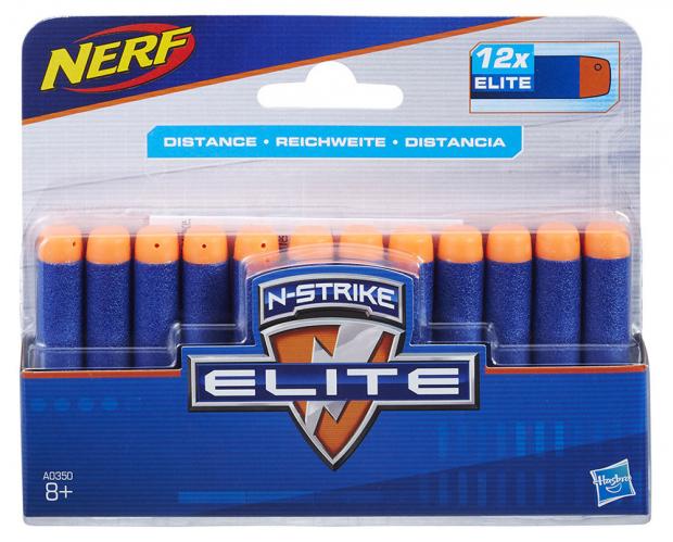 

Набор стрел для бластеров Nerf Hasbro A0350 Элит, 12 шт