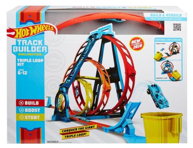 

Набор игровой Hot Wheels GLC96 Конструктор Трасс Тройная петля