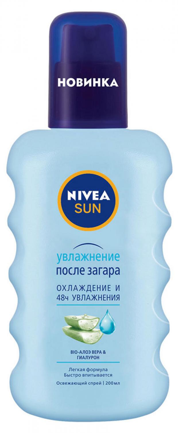 Спрей для тела после загара Nivea Sun увлажнение освежающий с алоэ вера 200 мл 450₽