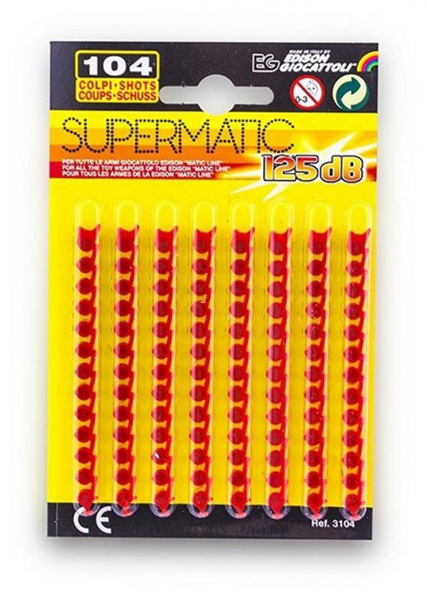 

Пистоны Edison Giocattpli Supermatic 13-ти зарядные