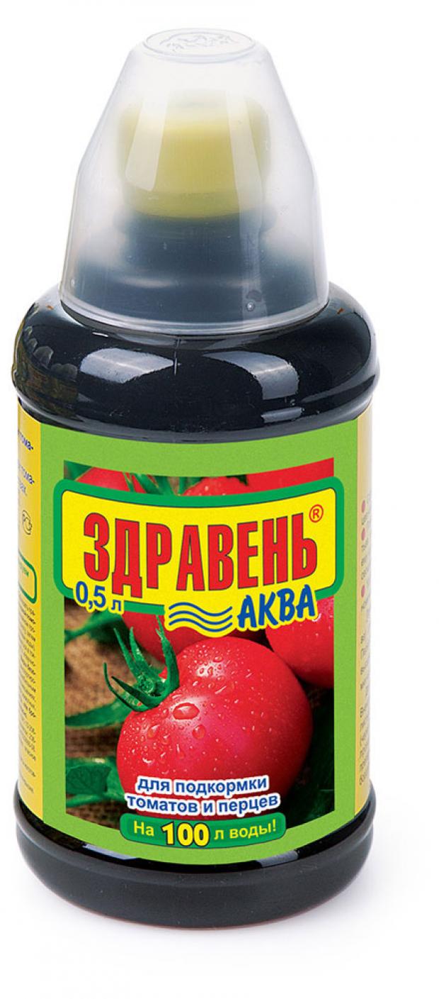 

Удобрение для томатов и перцев «Ваше хозяйство» Здравень Аква, 0,5 л