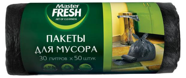 

Мешки для мусора Master FRESH 30 литров, 50 шт