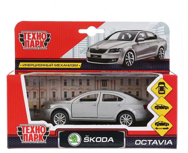 

Машинка «Технопарк» металлическая Skoda Octavia инерционная с открытием дверей , 12 см