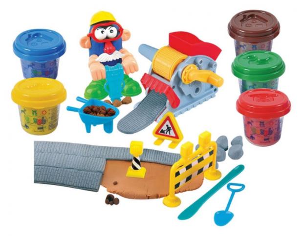 

Набор для лепки PlayGo Dough Дорожные работы