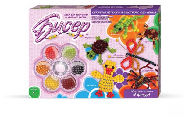 

Набор для творчества Danko Toys Бисер средний