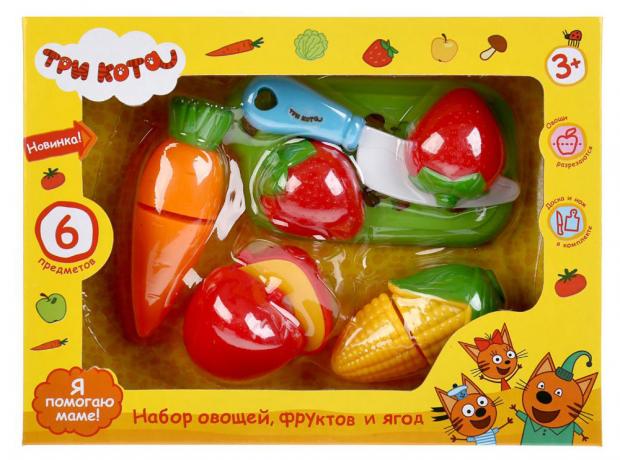 

Набор овощей «Играем вместе» Три кота, 25х6х18,5 см