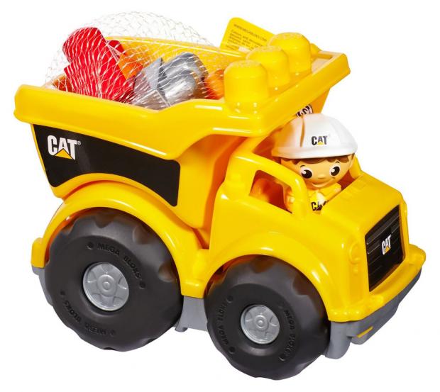 Маленький самосвал Cat из серии Mega Blocks First Builders CND88