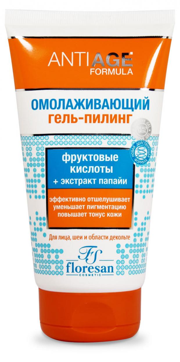 

Гель-пилинг для лица Floresan с фруктовыми кислотами омолаживающий, 150 мл