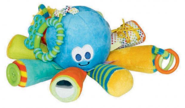 

Подвеска развивающая ONE TWO FUN Осьминог, 15 см
