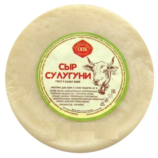 

Сыр рассольный «ОПК» Сулугуни 40%, вес