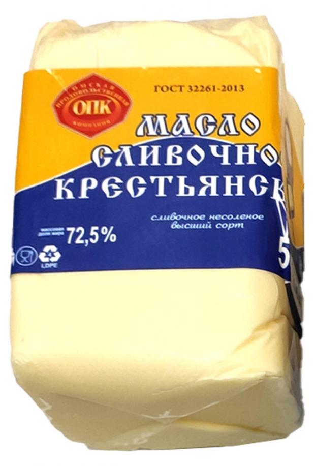 

Масло сливочное «ОПК» Крестьянское 72,5%, 500 г