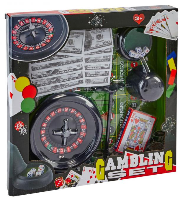 

Игра настольная Gambling set Рулетка, 32 предмета