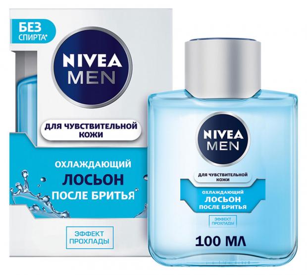 Лосьон после бритья Nivea Men охлаждающий для чувствительной кожи 100 мл 302₽