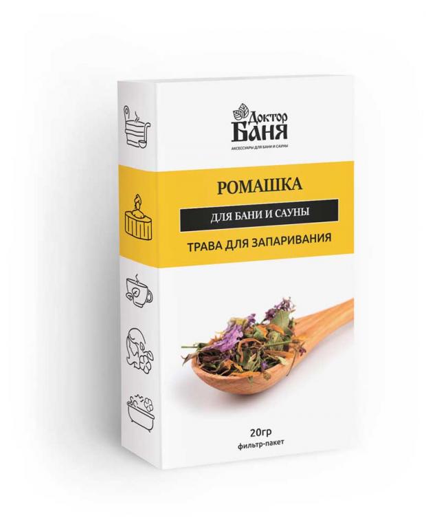 

Трава для запаривания «Доктор Баня» Ромашка, 26 г