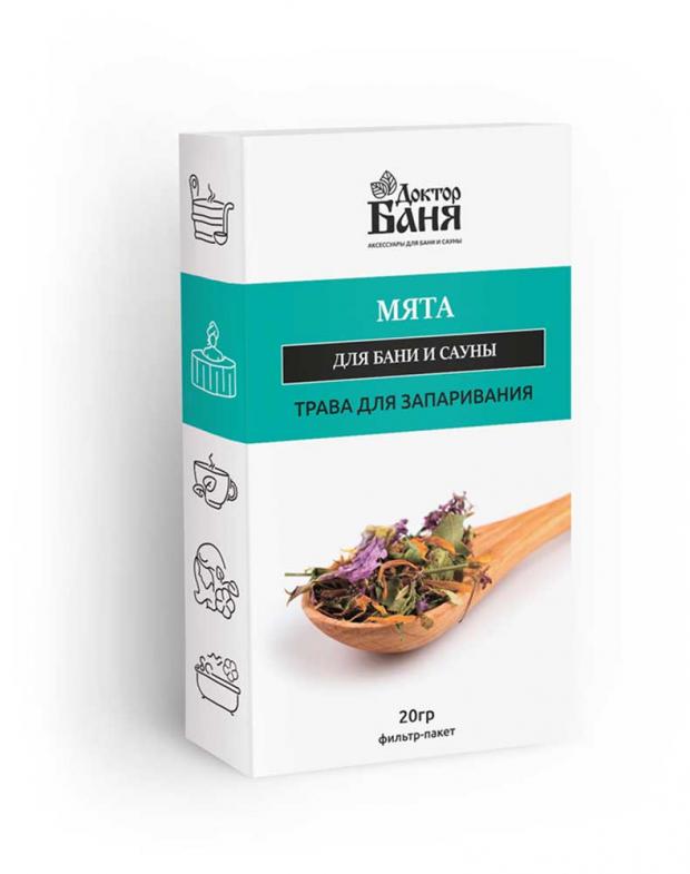 

Трава для запаривания «Доктор Баня» Мята, 26 г
