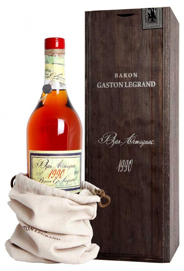 

Арманьяк Baron Gaston Legrand 1990 в подарочной упаковке Франция, 0,7 л