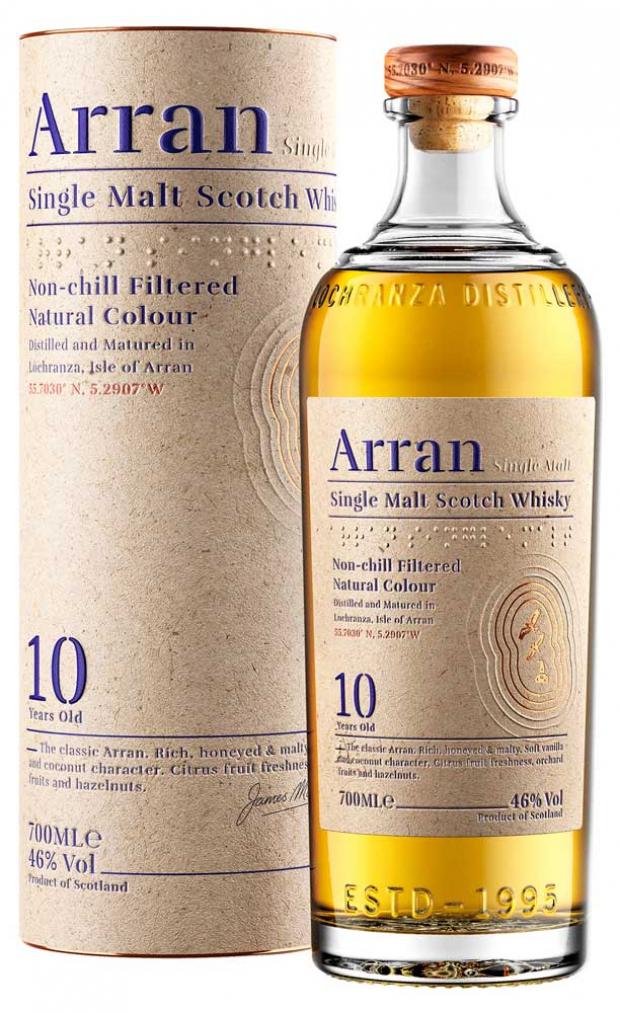 

Виски Arran 10 лет в подарочной упаковке Шотландия, 0,7 л