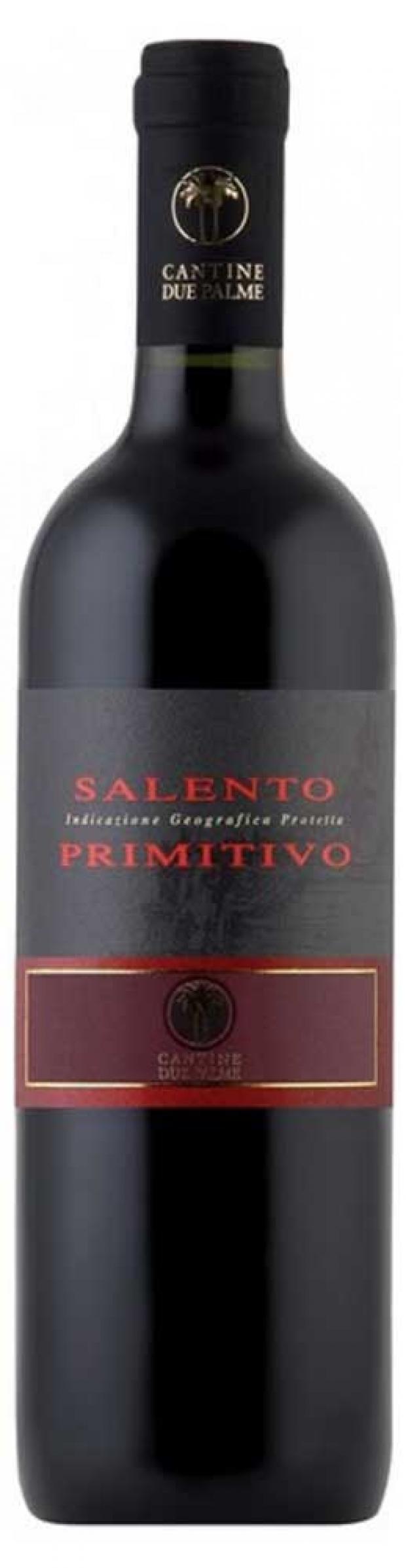 

Вино Due Palme Salento Primitivo красное полусухое Италия, 0,75 л