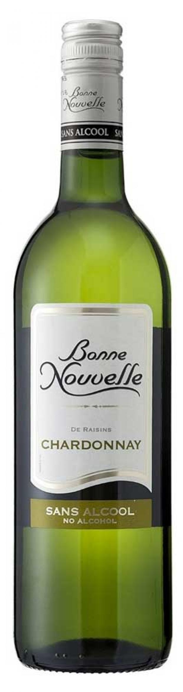 Вино безалкогольное Bonne Nouvelle Chardonnay белое полусладкое Франция 075 л 603₽