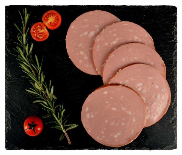 

Колбаса вареная Auchan Красная птица Русская ГОСТ (0,8-1,2 кг), 1 упаковка ~ 1 кг