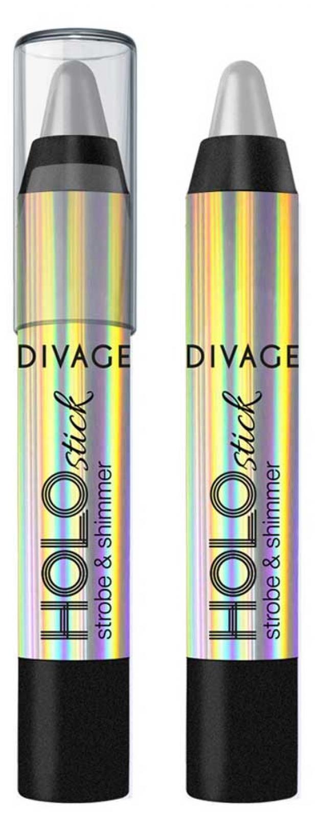 

Хайлайтер-стик для лица Divage Holo stick Strobe & Shimmer тон № 01, 1 шт