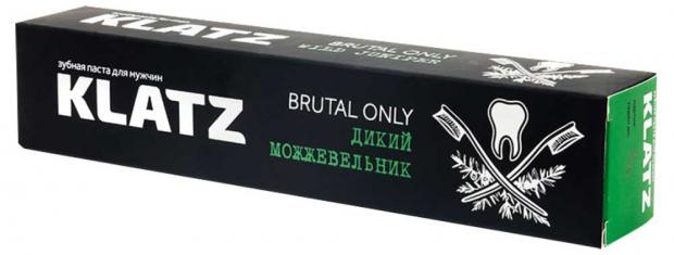 

Зубная паста мужская Klatz Brutal Only Дикий можжевельник, 75 мл