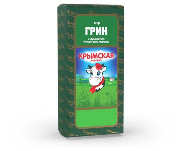 Сыр твердый Крымская Коровка Грин 50 вес 857₽