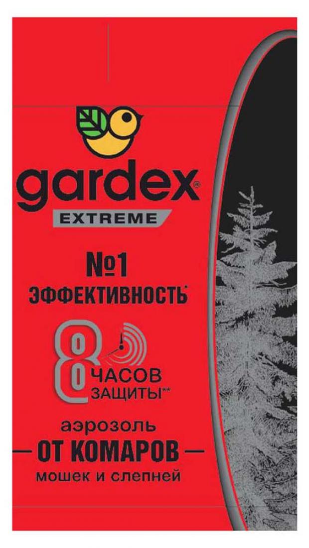 Аэрозоль от комаров и других насекомых Gardex Extreme Super, 80 мл