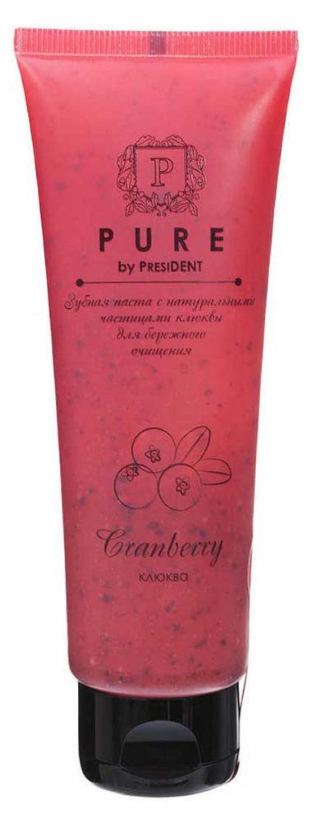 

Зубная паста President Pure Клюква, 100 г