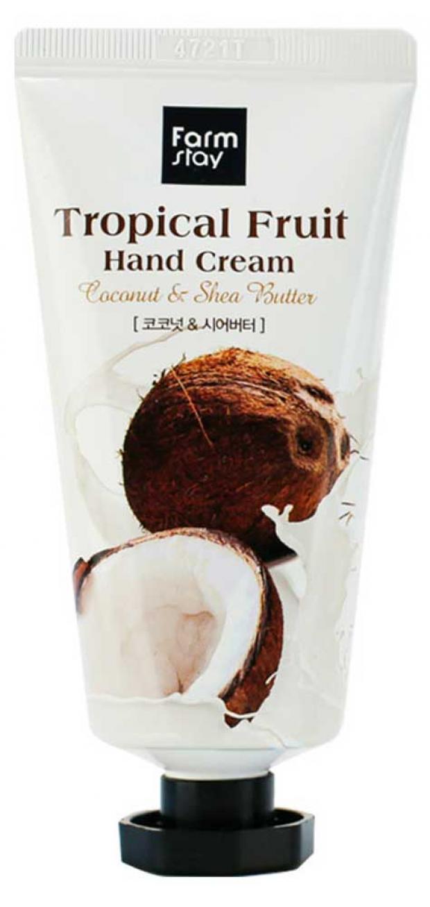 Крем для рук FarmStay Тропические фрукты с кокосом и маслом ши 50 мл 194₽