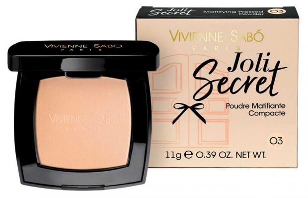 

Пудра для лица Vivienne Sabo Joli Secret компактная матирующая тон 03