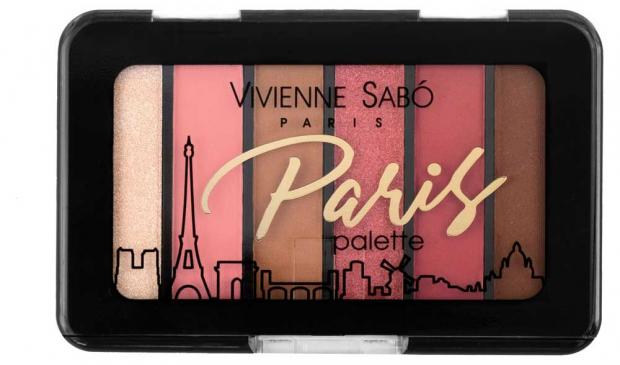 

Палетка теней для век Vivienne Sabo мини 6 цветов Paris тон 04, 1 шт