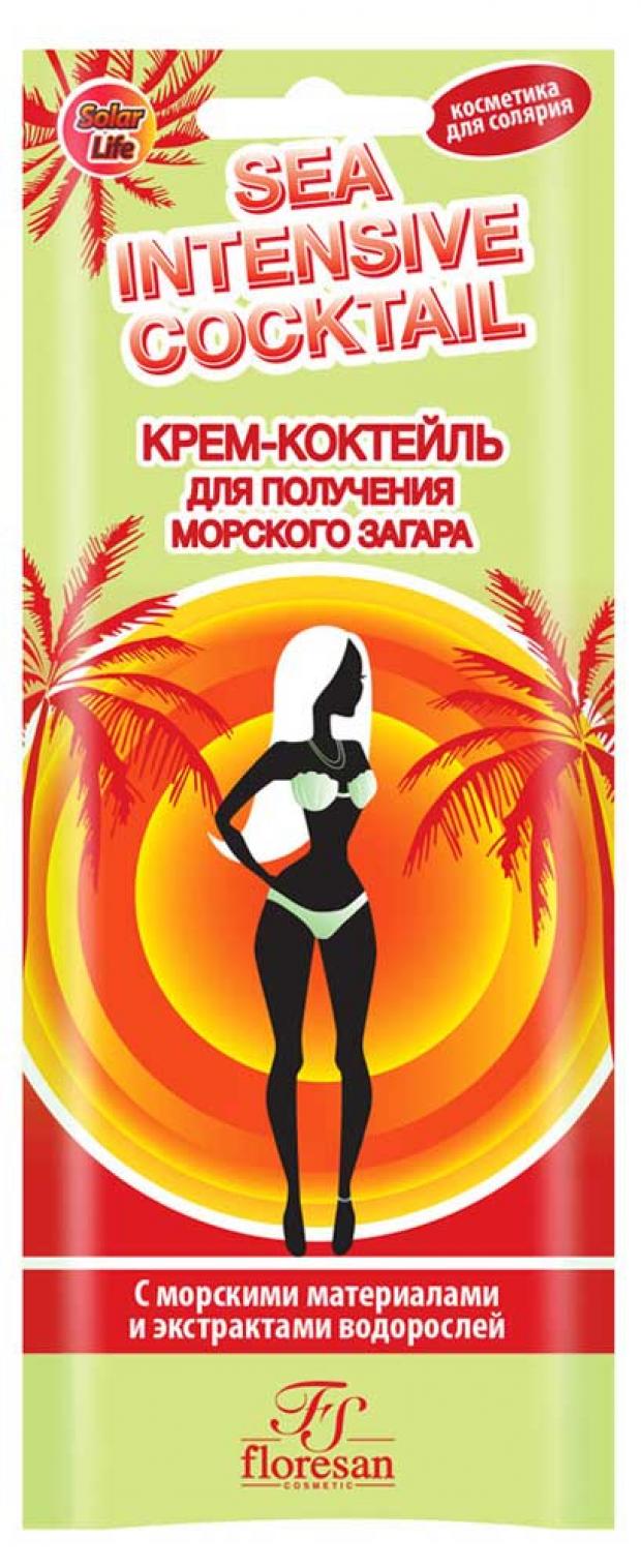 Крем-коктейль для загара в солярии Floresan морской загар 15 мл 44₽