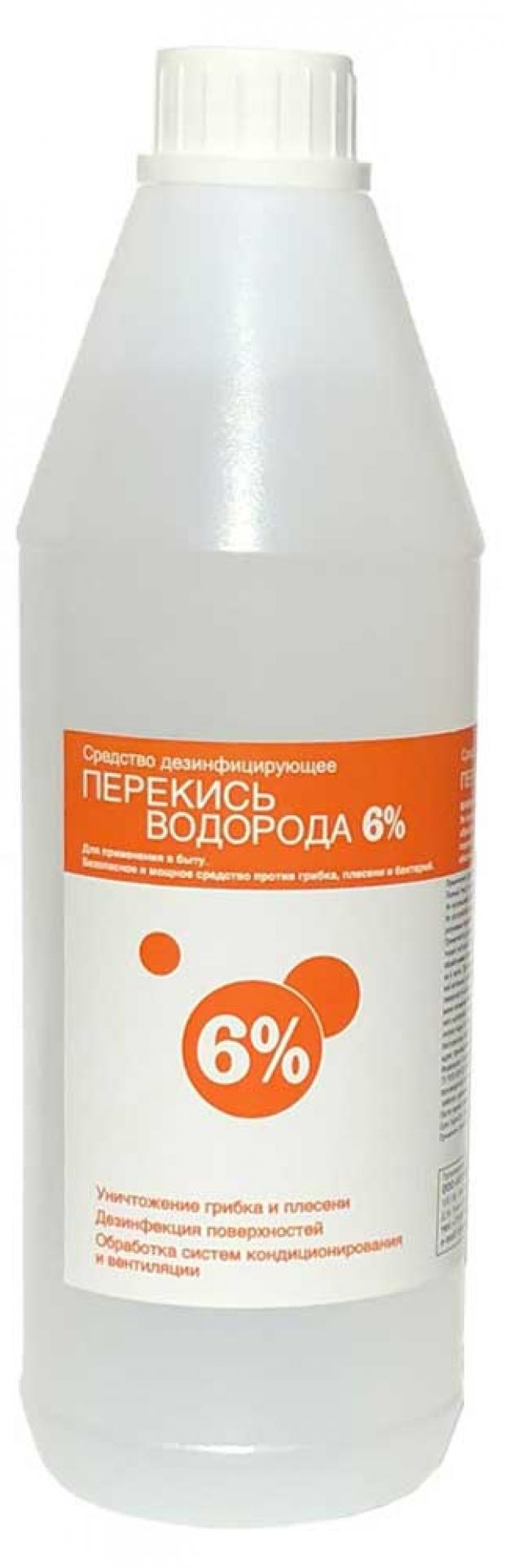 

Перекись водорода Kloob дезинфицирующее средство 6%, 1 л