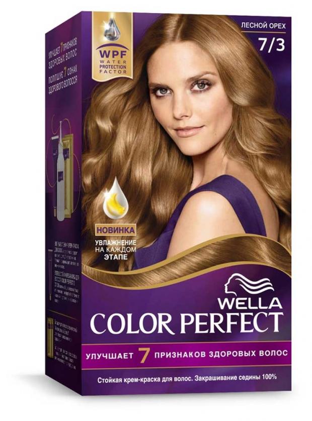 

Крем-краска для волос Wella Color Perfect лесной орех тон 7/3