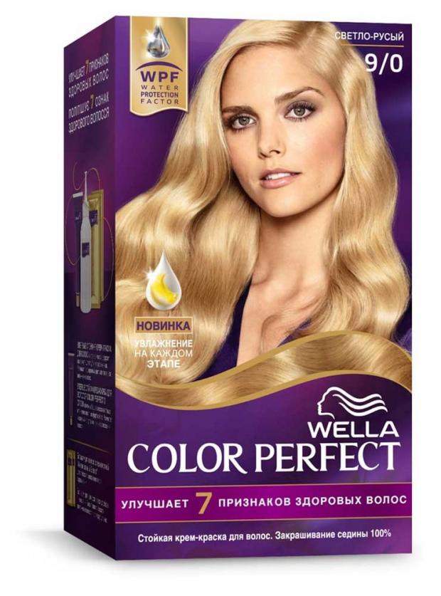 

Крем-краска для волос Wella Color Perfect светло-русый тон 9/0