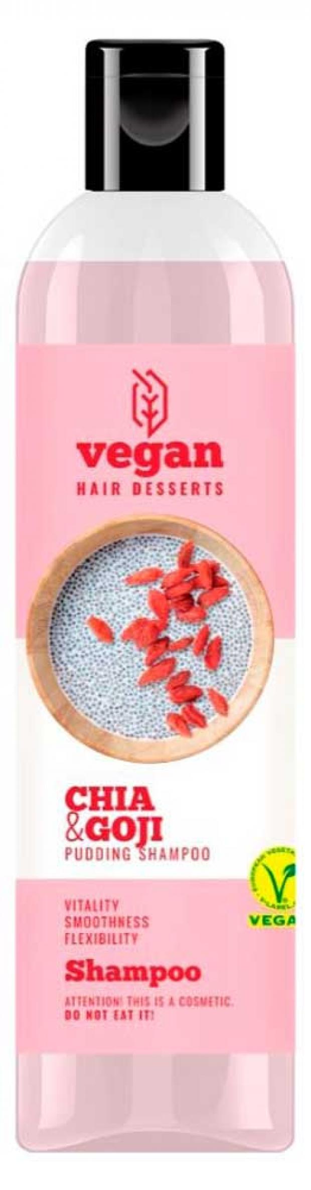 

Шампунь для волос Vegan с ягодами чиа и годжи, 300 мл