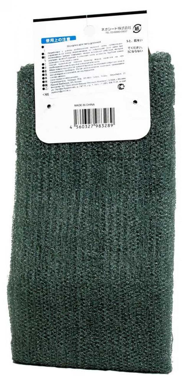 Мочалка для тела мужская Lec средней жесткости 1 шт 164₽