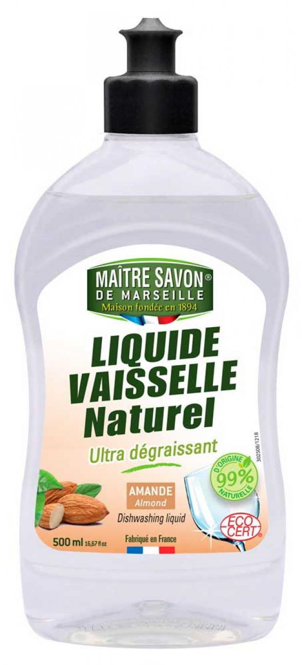 

Средство для мытья посуды Maitre Savon de Marseille Формула Ecocert, 500 мл