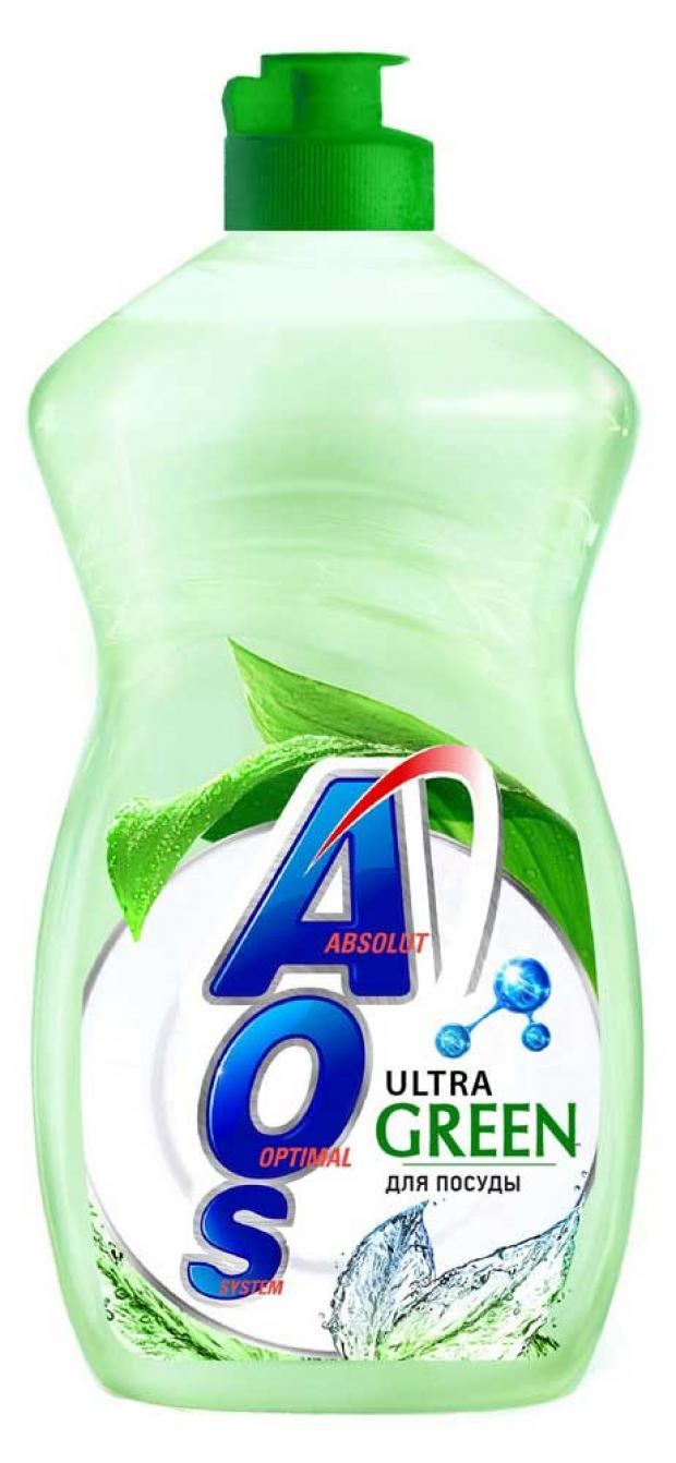 Жидкость для мытья посуды Aos Ultra Green 450 г 112₽
