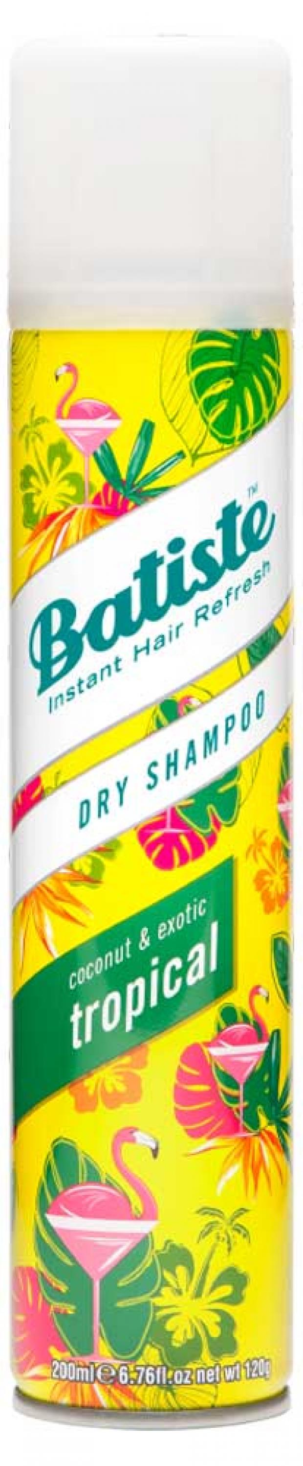 

Сухой шампунь для волос Batiste Tropical, 200 мл