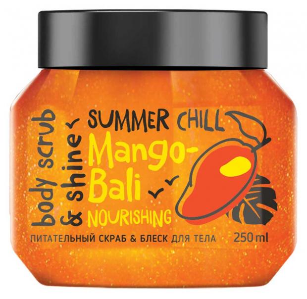 Скраб-блеск для тела MonoLove BIO Mango-Bali Питательный 250 мл 224₽